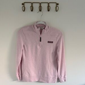Vineyard Vines Light Pink Quarter Zip